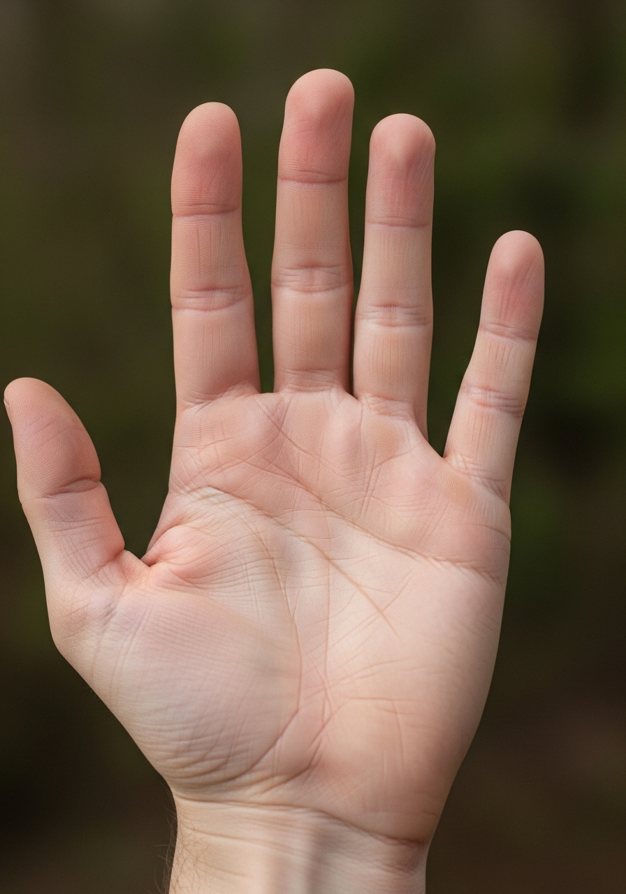 손금 촬영 예시 1