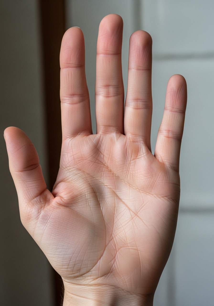 손금 촬영 예시 2